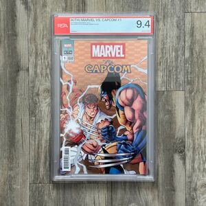 Kith x Marvel Vs Capcom #1 Wolverine Vs Ryu Orange Variant Cover Comic PSA 9.4